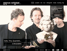 Tablet Screenshot of marcus-schinkel.de
